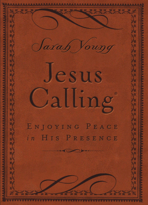 Young, Jesus Calling Deluxe soft leather brown, lg